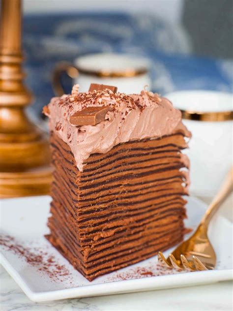 I Tried To Make This Chocolate Crepe Cake .